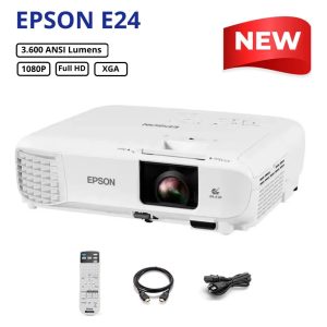 100% NUEVO Proyector Epson E24 XGA 3600 ANSI lumens 100% Nuevo Garantía 6 meses