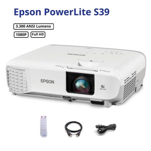 Proyector Epson S39 SVGA 3300 ANSI lumens renovado Garantía 6 meses